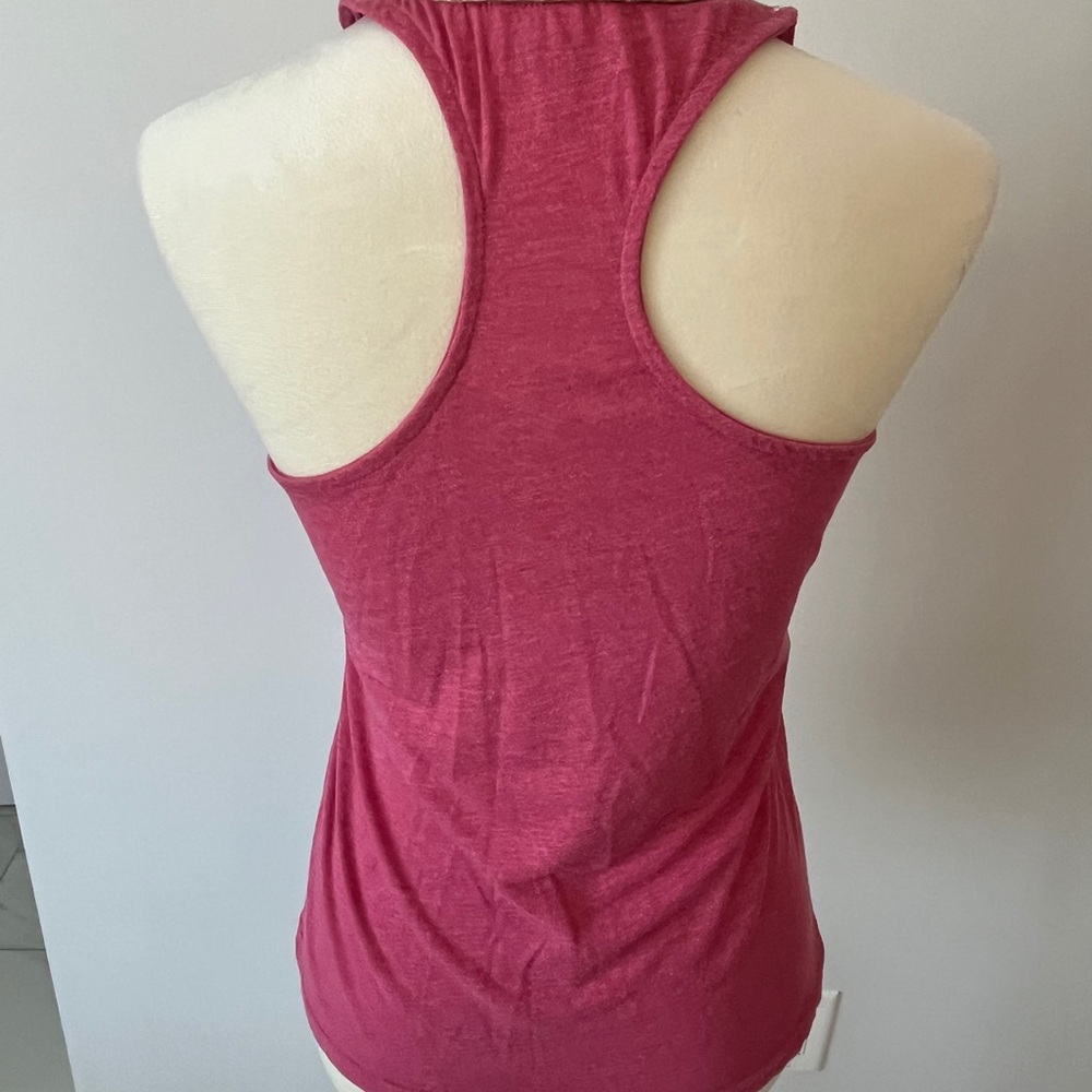 Pink Chain-Embellished Tank Top - Picture 6 of 7